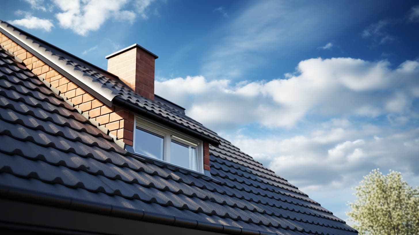 Emergency roof leak stabilization on a residential roof after storm damage in Utah