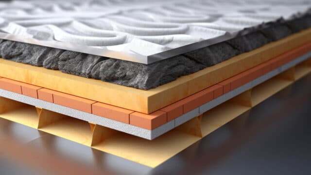 Trusted roofer standing beside a completed roof after quality work