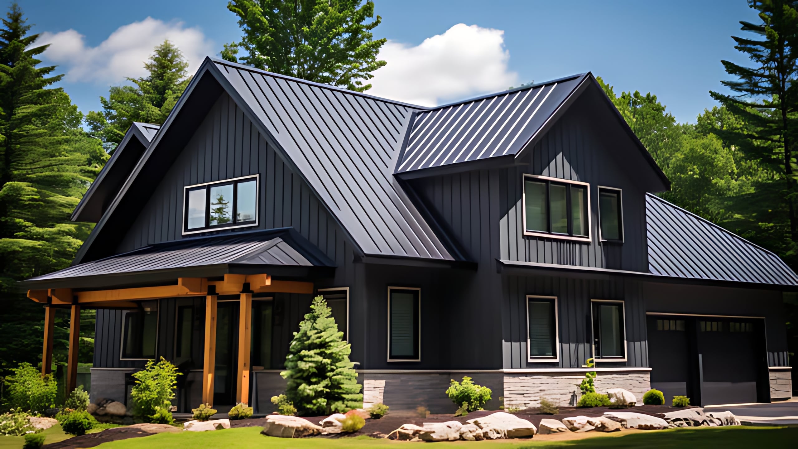 Riverton roof replacement material comparison featuring shingles and metal roofing