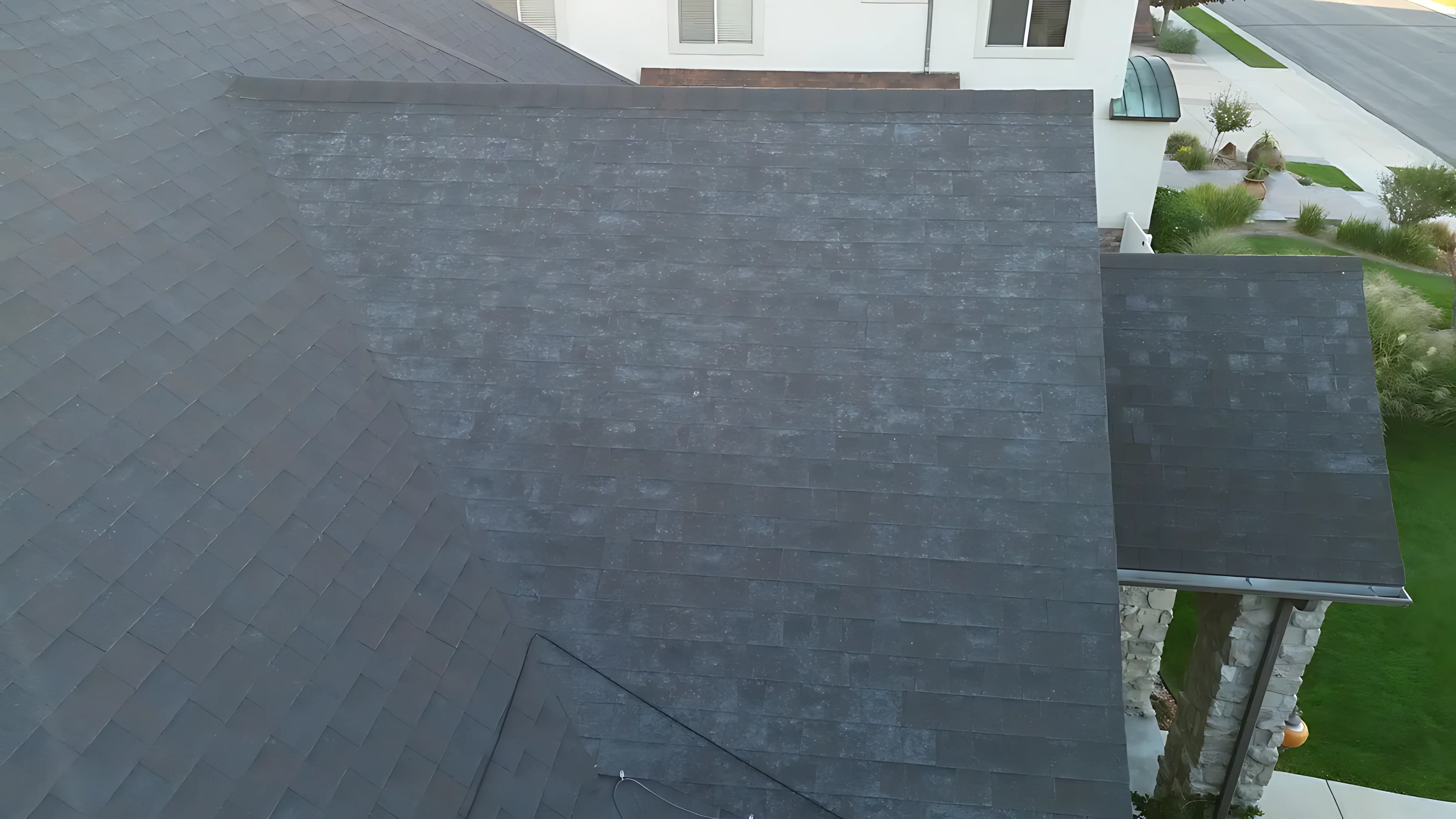 Standard architectural asphalt shingles being installed on a Salt Lake City home
