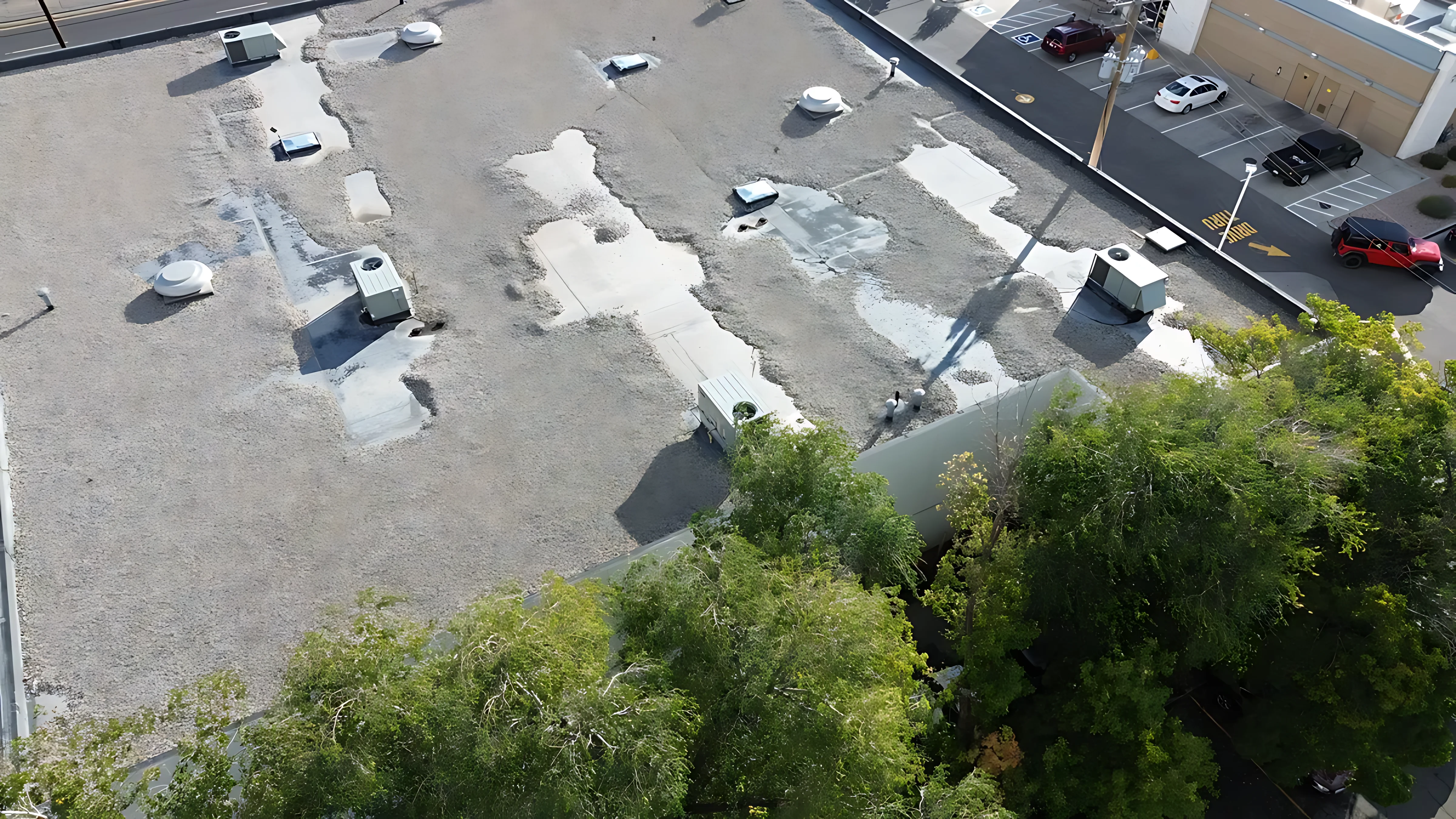 Sky Ridge technician performing a pliability test on older asphalt shingles