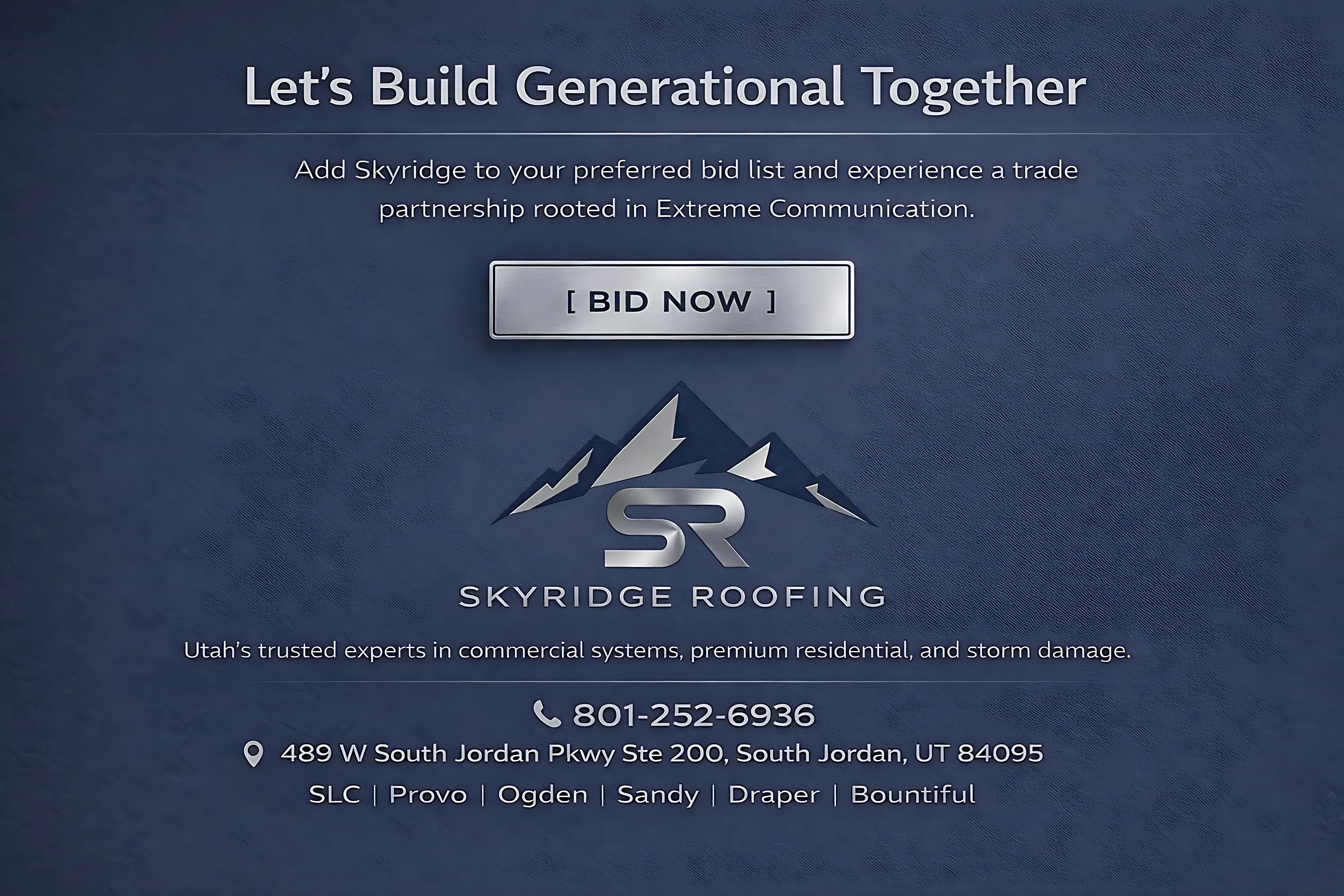 Builders packet page preview