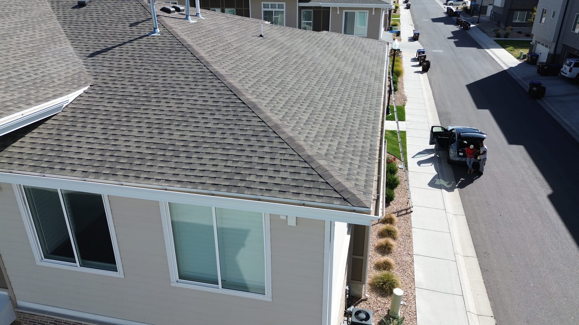 Completed professional roofing installation showcase along the Wasatch Front