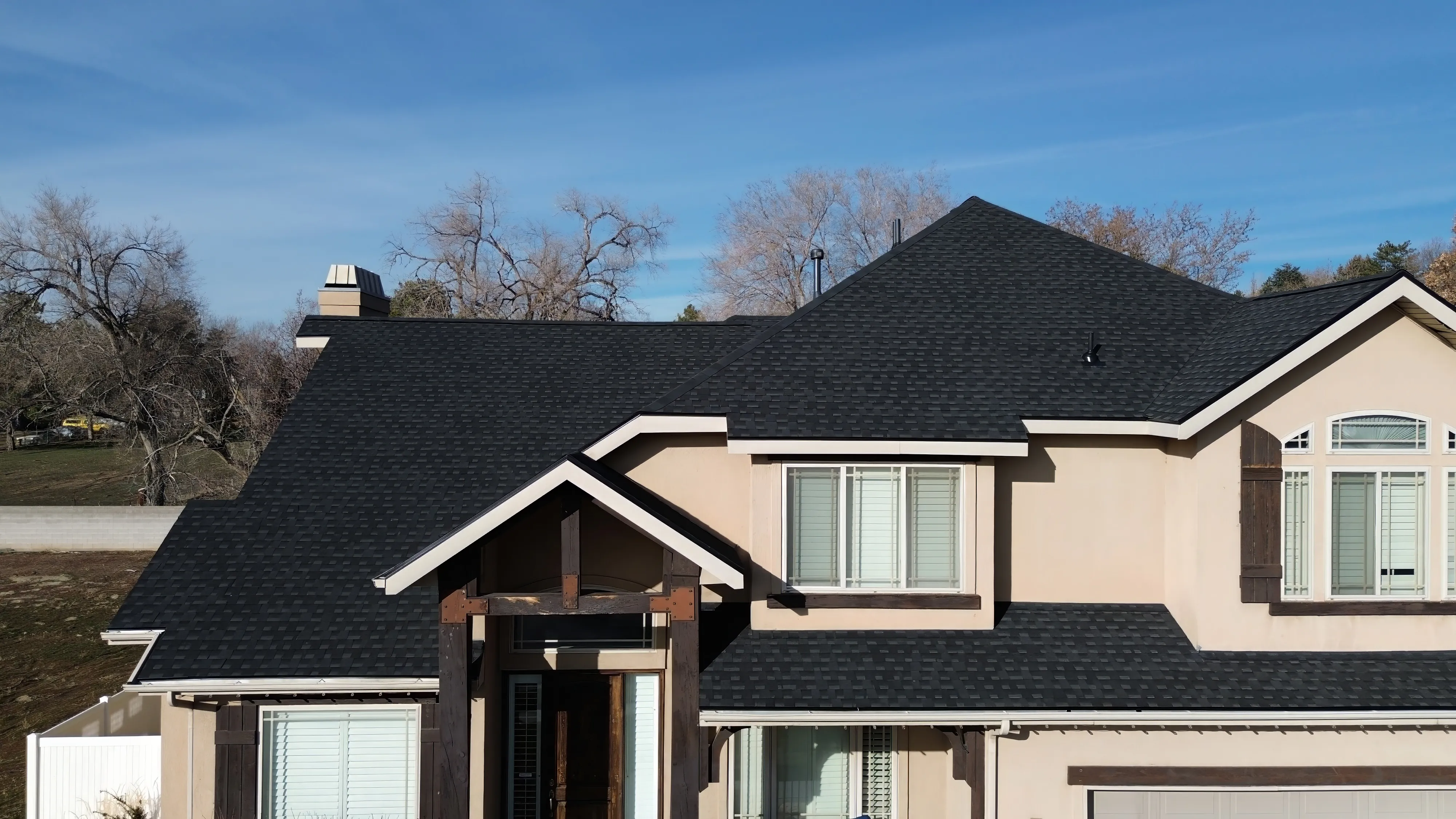 Checking shingle health during a Utah roof inspection
