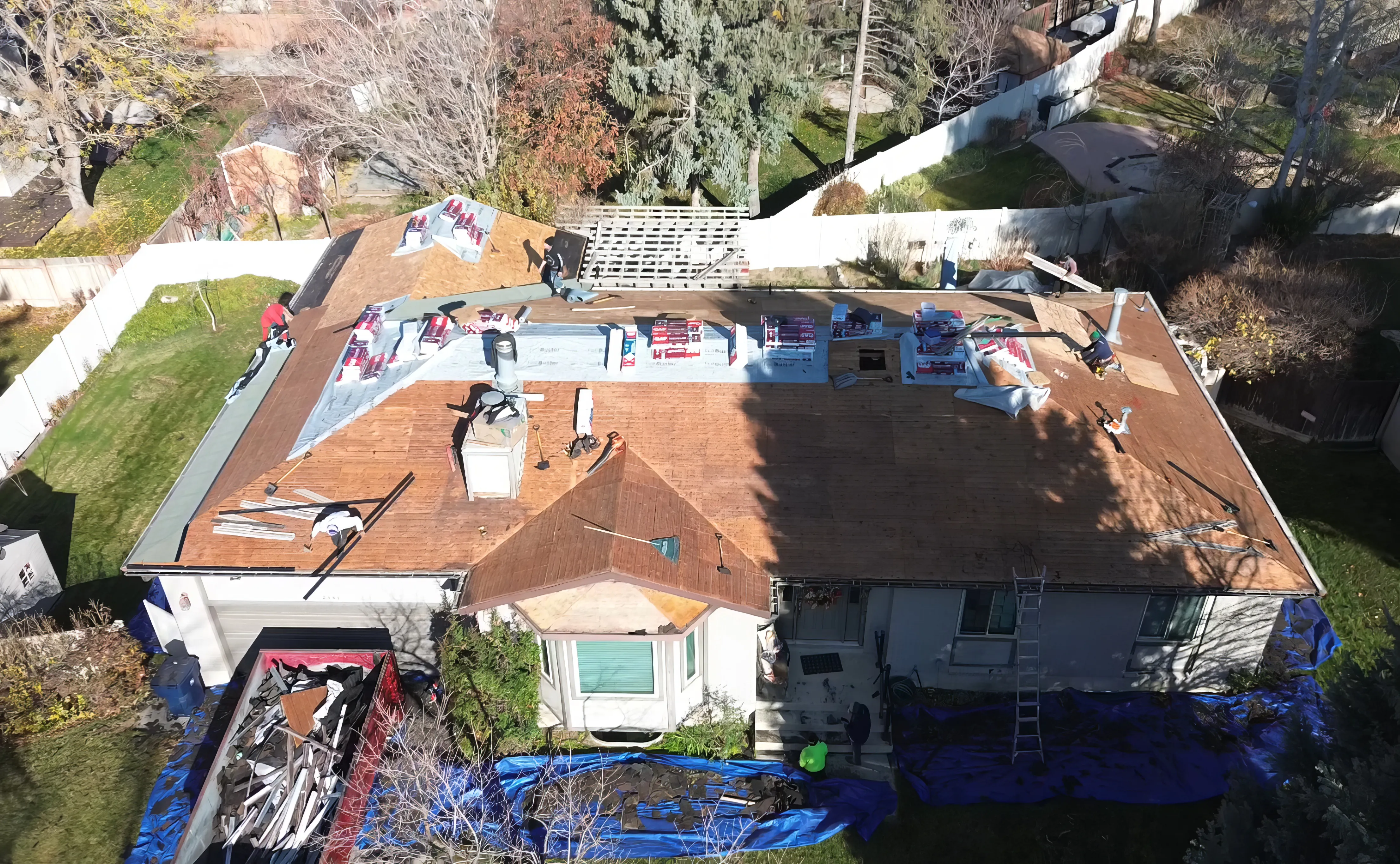Riverton roof repair field work for emergency repair in Riverton, Utah