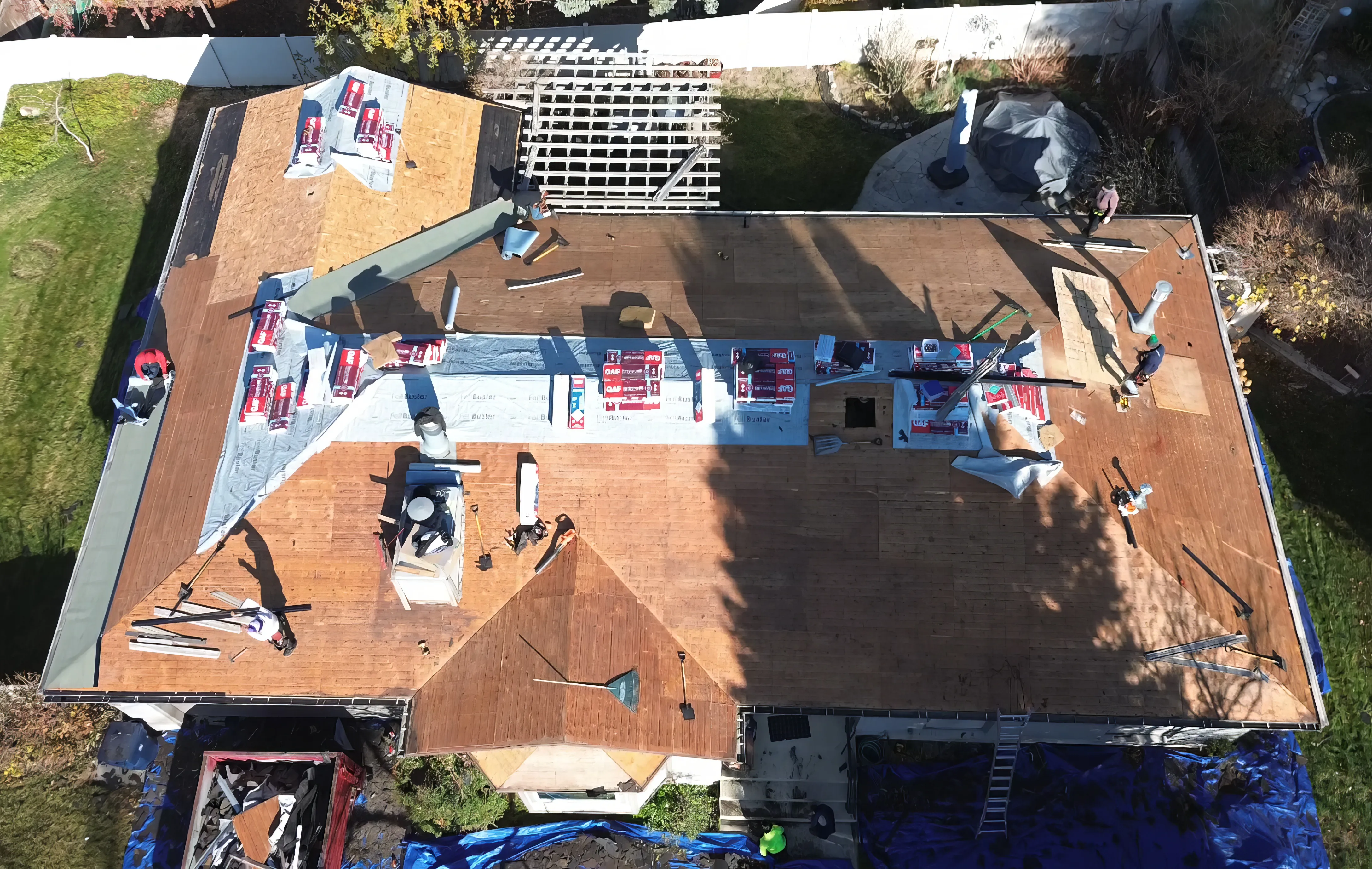 Riverton shingle installation close-up for emergency repair in Riverton, Utah