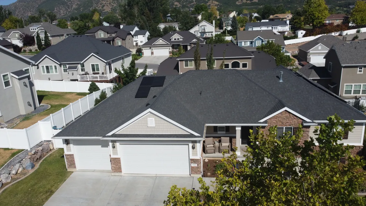 Forensic drone inspection of shingle bruising